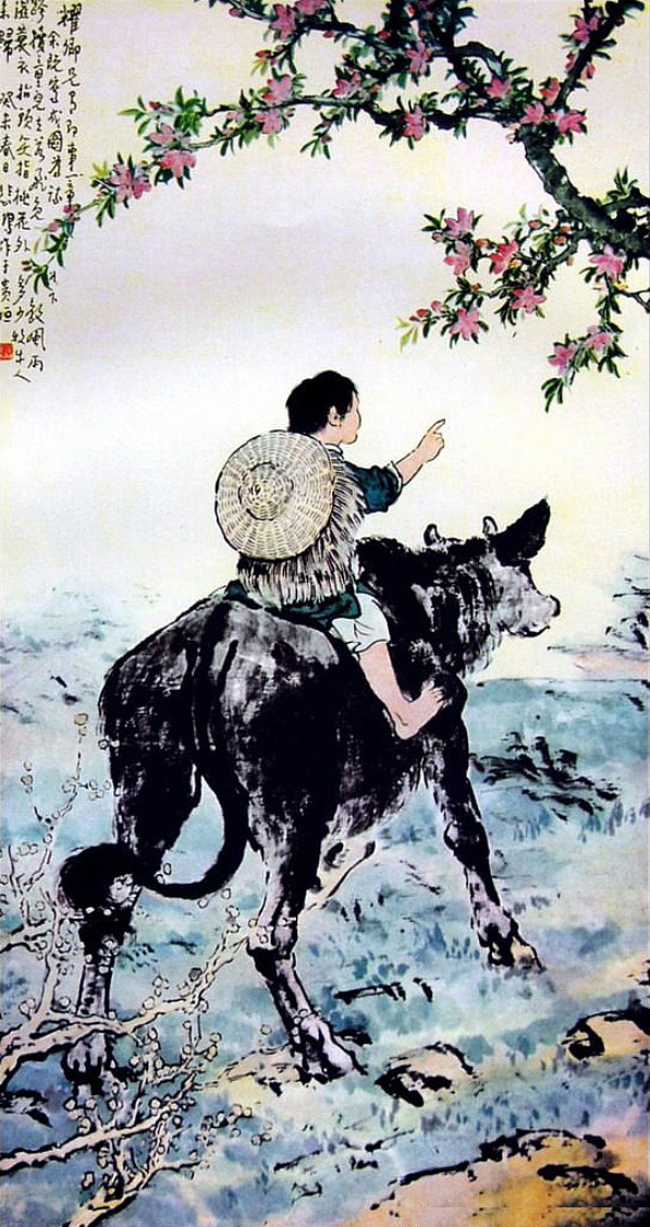 Xu Beihong corydon old China ink Oil Paintings
